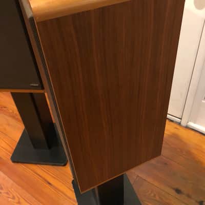 Vintage Kirksaeter Monitor 150 Speakers - Beautiful Mahogany Cabinets image 5
