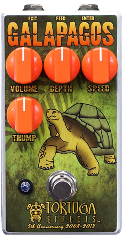 Tortuga Effects Galapagos Tremolo/Booster - Tortuga Effects Galapagos Tremolo/Booster Standard image 1
