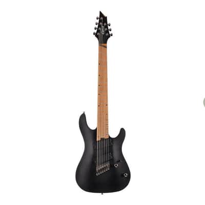 Cort KX307 7-String Multi-Scale Electric guitar- Open Pore Black image 3
