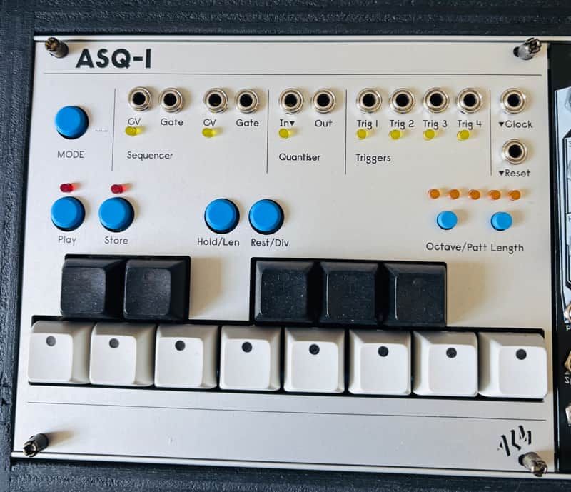 ALM/Busy Circuits ALM035 ASQ-1 Sequencer Eurorack Synth Module 2022 - Present - Silver image 1