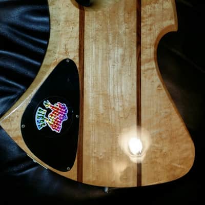 BC Rich USA Vintage Mockingbird Bass 1978 & 1979 Natural Maple image 6