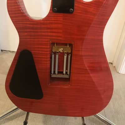 Hamer Californian Elite Flamed Maple 1992 - Salmon Blush Transparent image 16