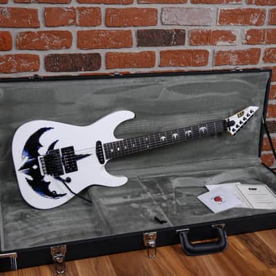 ESP Custom Shop Chris Degarmo Signature M-II HS Snow White with Triryche Empire Logo 2026 w/OHSC image 2