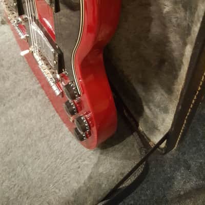 Epiphone G-1275 G1275 Double Neck Doubleneck Cherry 2000s image 14