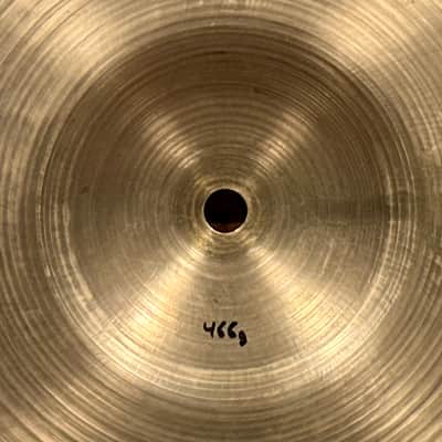 13" Zildjian A 1940s-50s Trans Stamp THIN Hi-Hat Cymbal Pair 466g/472g image 7