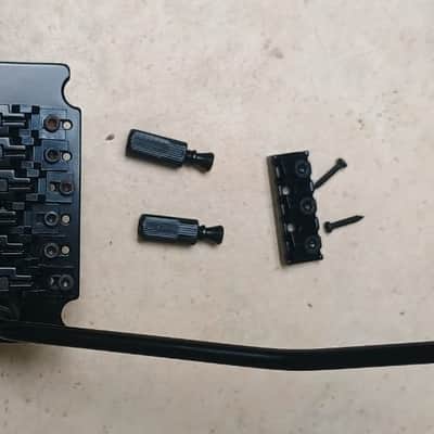Floyd Rose licensed BLACK complete tremolo guitar system image 1