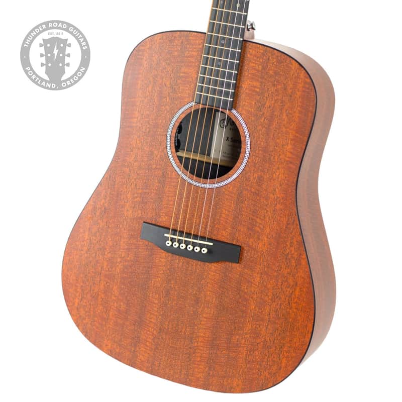 New Martin D-X1E HPL Mahogany Satin Natural #2846748 image 1