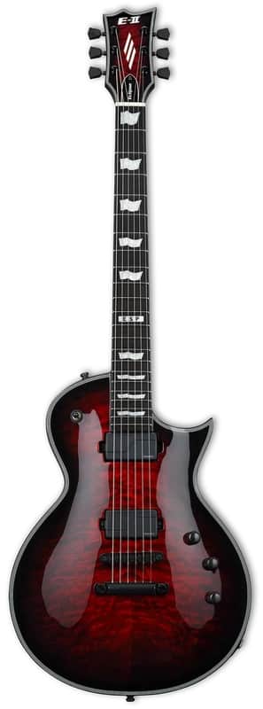 ESP  E-II ECLIPSE See Thru Black Cherry Sunburst w/Case (B Stock) image 1