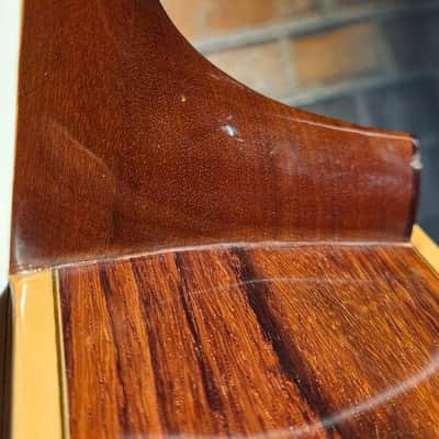 Antonio Tsai Dreadnought Acoustic Natural STUNNING Rose & Hummingbird Inlays image 10