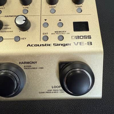 Boss VE-8 Acoustic Singer Pre-Amp In Original Box 2016 - Present - White image 5