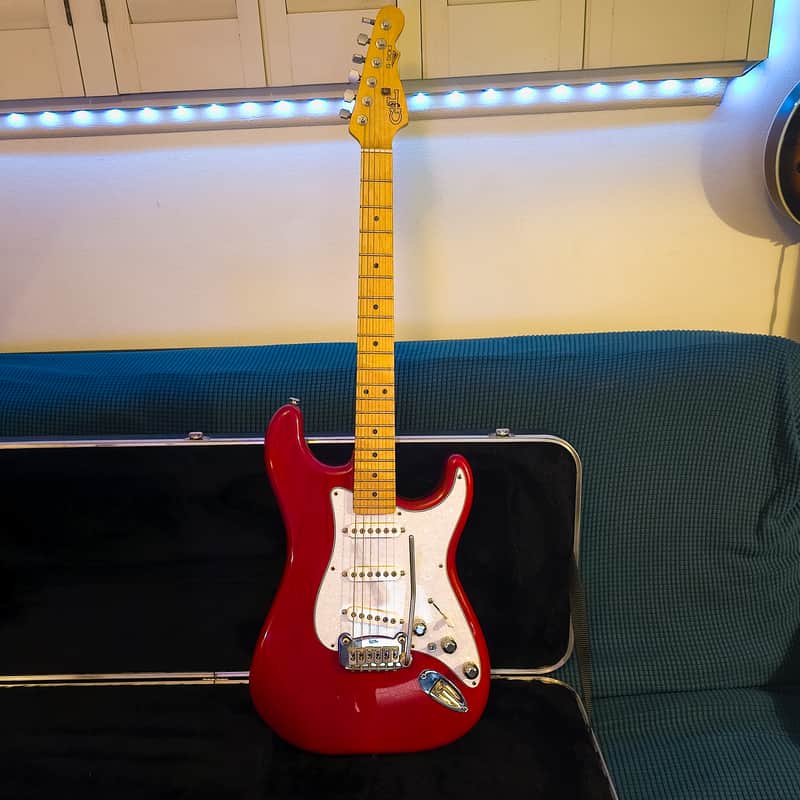 G&L S-500 US made 1995 - Transparent Red image 1