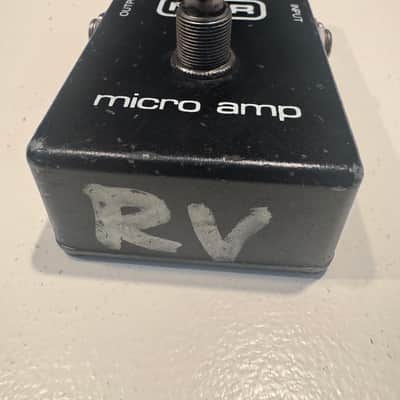 MXR MICRO AMP BLOCK LOGO 1983 - BLACK image 2
