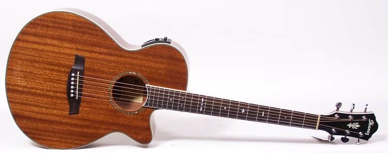 Ibanez AEG12II-NMH Mahogany Acoustic Electric Guitar Fishman Eq image 1
