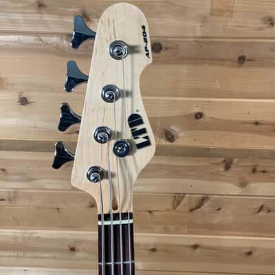 ESP LTD AP-204 4-String Electric Bass Guitar - Black Satin image 3