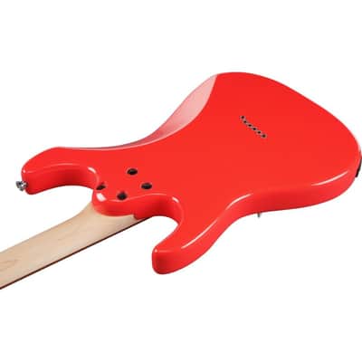 Mint Ibanez Model AZES31VM Solid Body Electric Guitar in a Vermillion Finish - NEW image 6