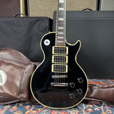 Greco Les Paul Custom Model EG600P Peter Frampton Black Beauty MIJ Fujigen - 1977 image 4