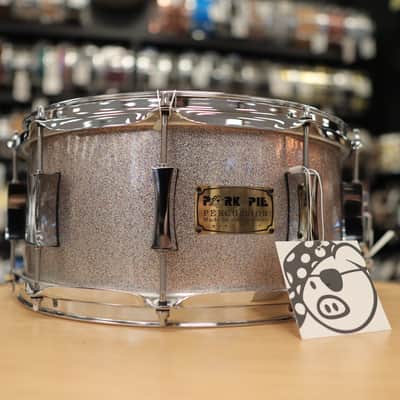 Pork Pie 6.5x14" Mahogany/ Gum/ Mahogany Snare Drum (Everything Sparkle) image 1