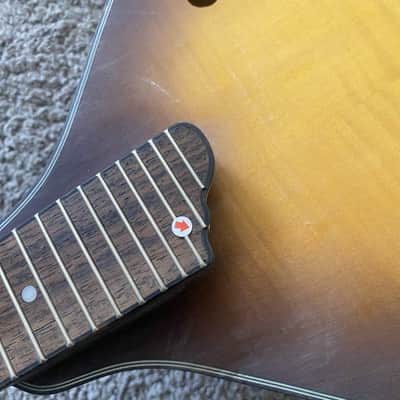 Honey Burst 8 String Mandolin Project, Spruce Top, Mahogany Body, Rosewood Fingerboard image 15