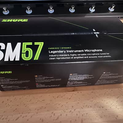 Shure SM57 Cardioid Dynamic Microphone 1984 - Present - Black image 4