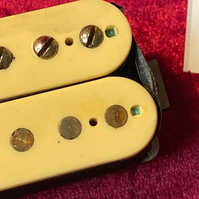 General Vintage Tone  For Telecaster NOS pickup Set PAF / Single Corona wire Old Greens New York Hand wound Scatter Set Aged double cremme image 2