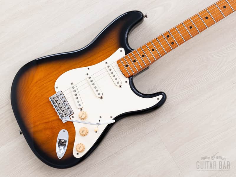 1997 Fender American Vintage '57 Stratocaster Sunburst w/ Hangtags, Tweed Case image 1