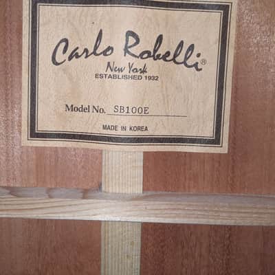 Carlo Robelli SB100E 4-string Acoustic/Electric Bass image 9