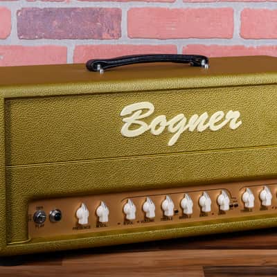 Bogner Shiva 20th Anniversary 6L6 60-Watt Head Gold Tolex image 2