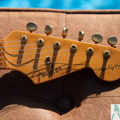 1992 Fender SRV Stevie Ray Vaughan Signature Stratocaster - First Year Run & All Original TONE MONSTER w Tons of MOJO - Pro Set Up w Perfect Frets/Action/Intonation! image 3