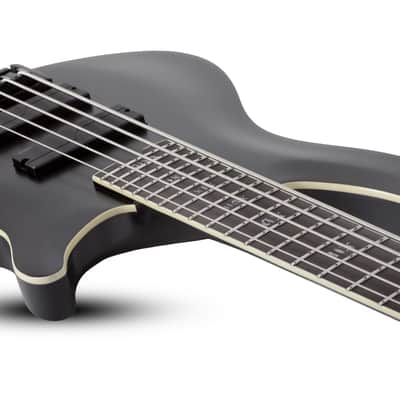 Schecter SLS Evil Twin-5 Bass Guitar - Satin Black (B-Stock) image 7