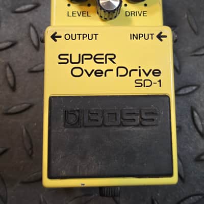 Boss SD-1 Super Overdrive Early MIT Taiwan JRC4558DD Chip ACA Converted to PSA 9vDC Spec image 2