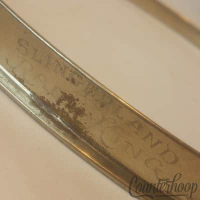 Slingerland 13" Radio King Engraved Tom Drum Rim/Hoop Nickel-Brass Single-Flange image 2