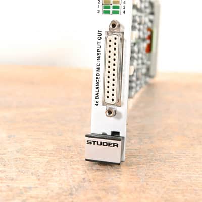 Studer Mic/Line In Card for D21m Modular I/O System CG01HQJ image 3