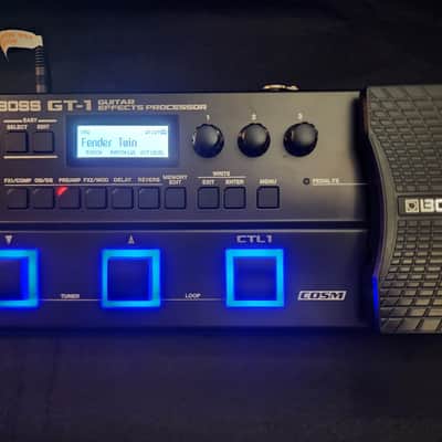 Boss GT-1 Guitar Effects Processor 2016 - Present - Black image 3