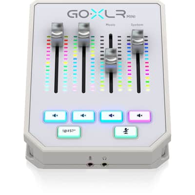 TC-Helicon GoXLR Mini USB Streaming Mixer and Audio Interface (White) image 3