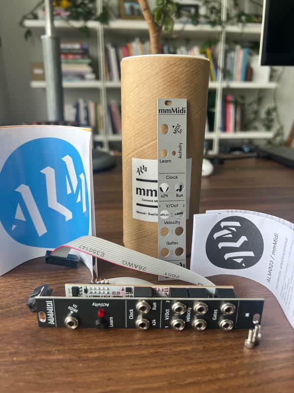 ALM/Busy Circuits ALM023 mmMidi Midi to CV Interface Eurorack Synth Module 2019 - Present - Black image 1