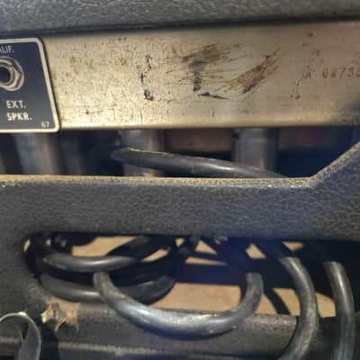 Fender Bassman 2-Channel 50-Watt Guitar Amp Head 1965 - Black Panel - Local Pickup Only image 5