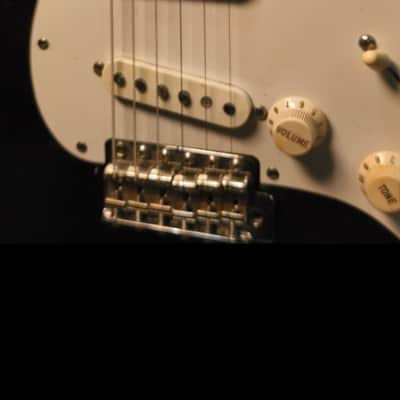 Fender Strat 1972 neck Black Refin non original Body with '68 Fender Custom Shop pick ups Player's grade image 11