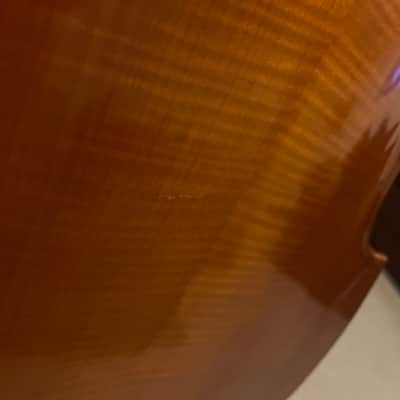 Musima  3/4 Double Bass (Stradivarius Copy, Laminated) 1990-2000 - Natural gloss image 9