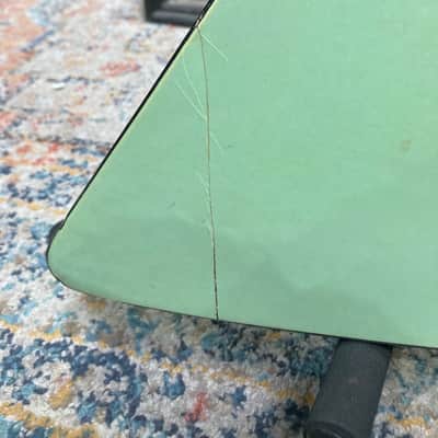Brad Whitford’s Aerosmith, Gibson Explorer "Guitar Hero Prop" Authenticated! (#174) Sea Foam Green image 5