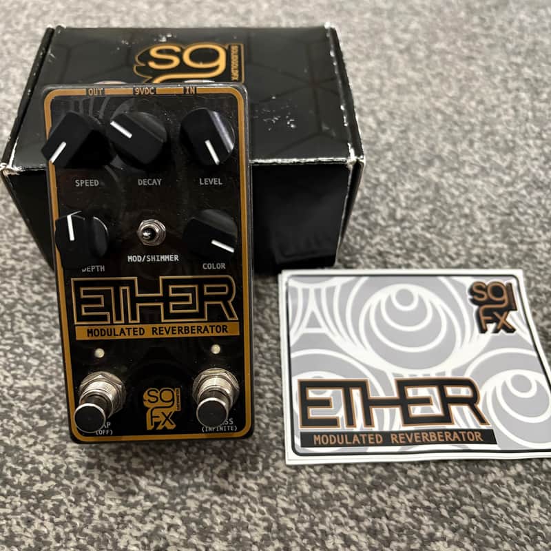 SolidGoldFX Ether Modulated Reverberator 2021 - Black image 1