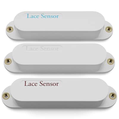 LACE Sensor "Blue Fire Set" 3-Pack Single Coil Pickups - White image 2