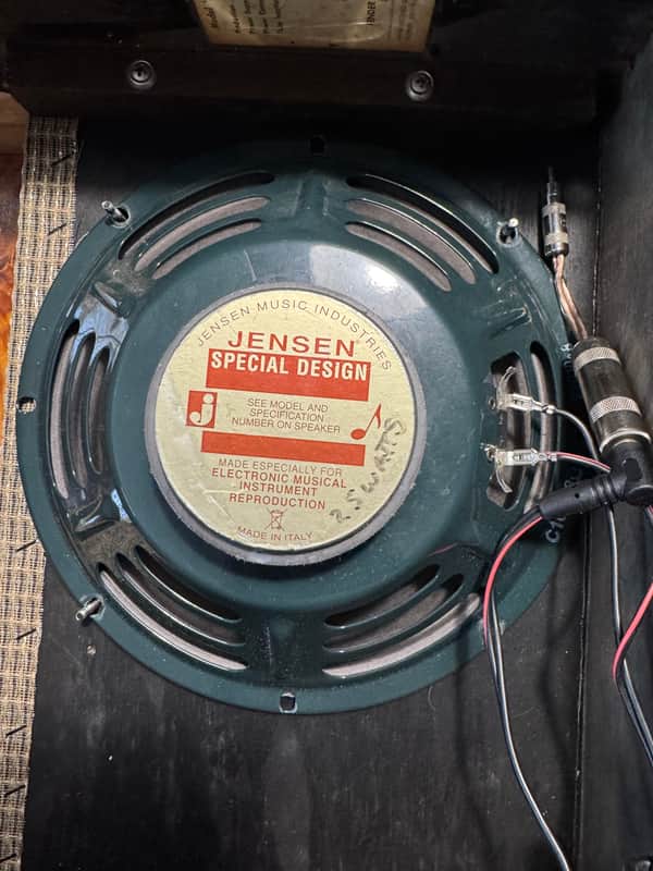 Jensen C10R Vintage Ceramic 10" 25-Watt 8ohm Guitar Speaker 2010s - Green image 1