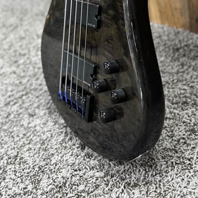 Spector Legend 5 Custom – Lined Fretless, Trans Black Quilted image 3