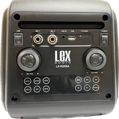 Portable Party Bluetooth PA Loudspeaker Dual 6" Speaker Rechargeable/FM/TF/LED image 3