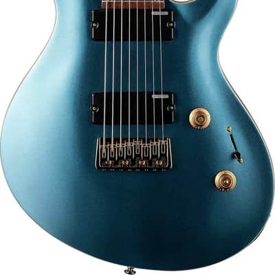 ESP LTD JR-208 Javier Reyes Signature 8-String Electric Guitar, Roasted Jatoba Fingerboard, Pelham Blue image 1