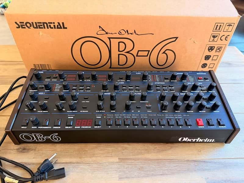 Sequential Oberheim OB-6 (Near Mint / Original Box) + Accessories image 1