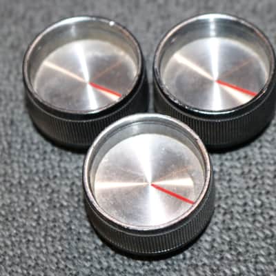 Rare 1960s Silvertone Tube Amp Knobs Models 1472 1482 1473 1484 1483 1485 - Set of 3 - No Tariffs image 1