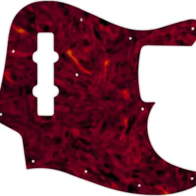 WD Custom Pickguard For Fender 1998-2009 Made In Japan Geddy Lee Limited Edition Jazz Bass #05T Tort