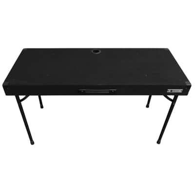 Odyssey CTBC2048 Carpeted Portable Pro DJ Work Table w Adjustable Folding Legs - Open Box Mint image 2