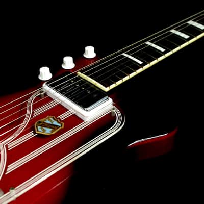 National Westwood 75 1964 Red Burst. "MAP GUITAR" by VALCO. Rare. Beautiful. image 7